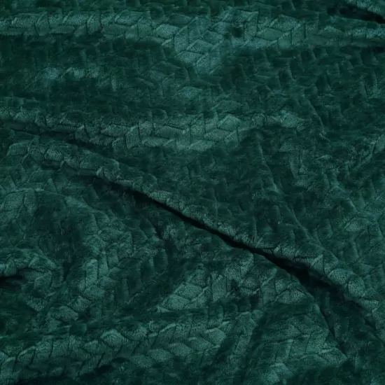 Плед Ardesto Jacquard Braid 200х220см, 100% поліестер, смарагдовий