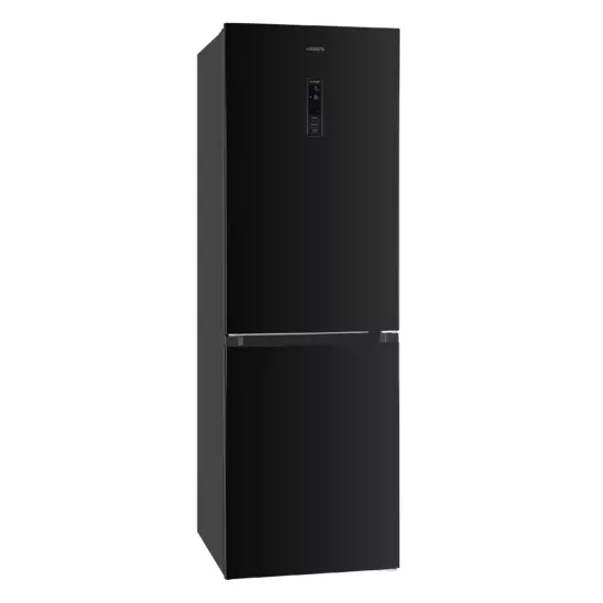 Ref ARDESTO with bottom freezer, 184×60х66.5, ref-218L, freez.-97L, 2doors, А+, NF, fresh zone, black