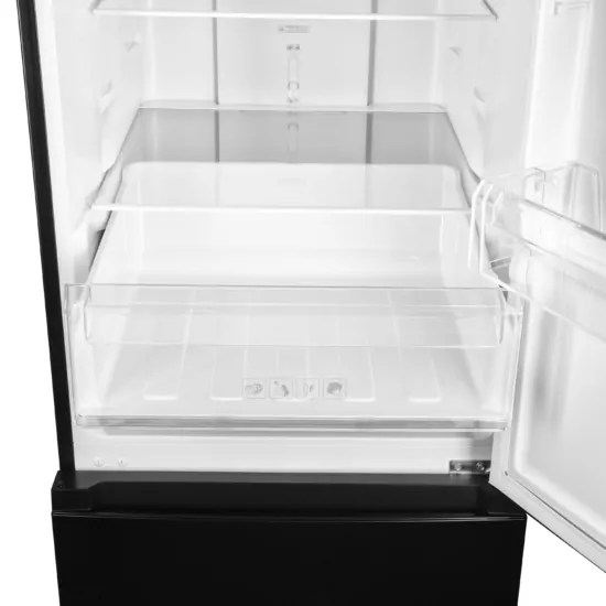 Ref ARDESTO with bottom freezer, 184×60х66.5, ref-218L, freez.-97L, 2doors, А+, NF, fresh zone, black