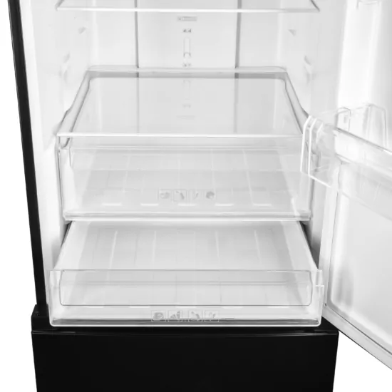 Ref ARDESTO with bottom freezer, 184×60х66.5, ref-218L, freez.-97L, 2doors, А+, NF, fresh zone, black