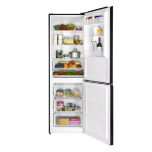 Ref ARDESTO with bottom freezer, 184×60х66.5, ref-218L, freez.-97L, 2doors, А+, NF, fresh zone, black