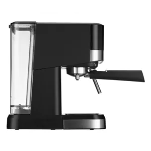 Ardesto coffee maker carob 1.5l, ground, hand capuchino maker, touch control, black-silver
