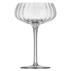 ARDESTO Набір келихів для шампанського Black Mars Orion 200мл, 2шт, скло, прозоро-cірий