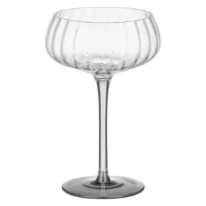 ARDESTO Набір келихів для шампанського Black Mars Orion 200мл, 2шт, скло, прозоро-cірий