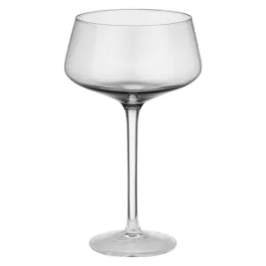 ARDESTO Набор бокалов для шампанского Black Mars Avior 270мл, 2шт, стекло, серо-прозрачный