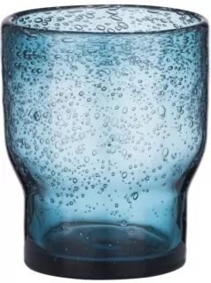 Набір склянок низьких ARDESTO Bubble 300мл, 2шт, скло, синій