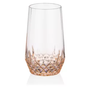 Набор стаканов высоких Ardesto Black Mars Favola 460мл, 2шт, стекло, прозрачно-золотистый