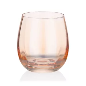 Набір склянок низьких Ardesto Black Mars Amber 480мл, 2шт, скло, золотистий