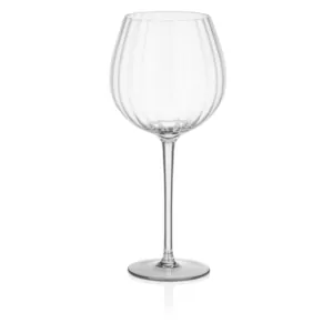 Ardesto Wine glasses set Black Mars Orion 550ml, 2pcs, glass, transparent-grey