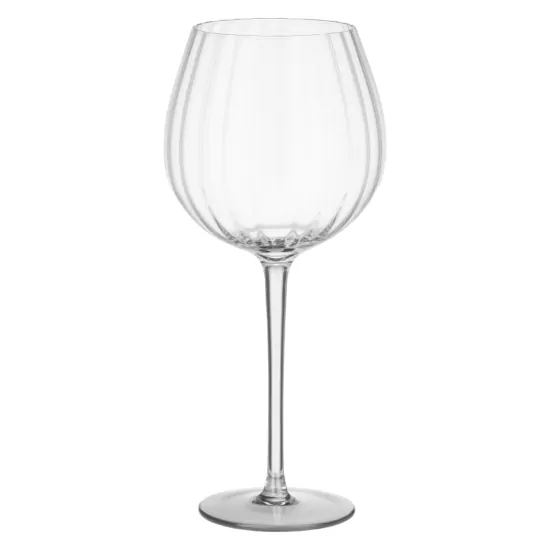Ardesto Wine glasses set Black Mars Orion 550ml, 2pcs, glass, transparent-grey