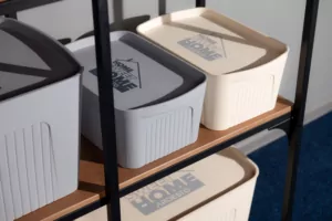 Ящик с крышкой для хранения ARDESTO 45.5х31х24.5см, 23л, пластик PP, бежевый