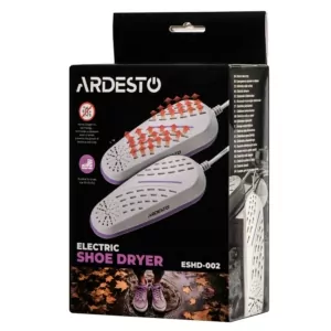 Сушка для обуви электрическая Ardesto,  мощность 10Вт,  функция озонирования, белый+фиолетовый