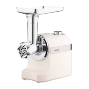 М’ясорубка Ardesto, 1800Вт, 2кг/хв, 3 решітки, насадка для ковбас, кеббе, пластик, бежево-сріблястий