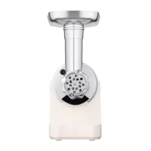 М’ясорубка Ardesto, 1800Вт, 2кг/хв, 3 решітки, насадка для ковбас, кеббе, пластик, бежево-сріблястий