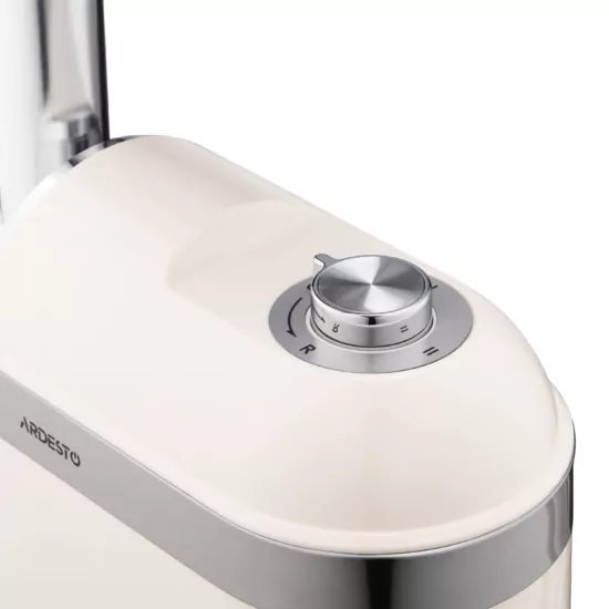 М’ясорубка Ardesto, 1800Вт, 2кг/хв, 3 решітки, насадка для ковбас, кеббе, пластик, бежево-сріблястий