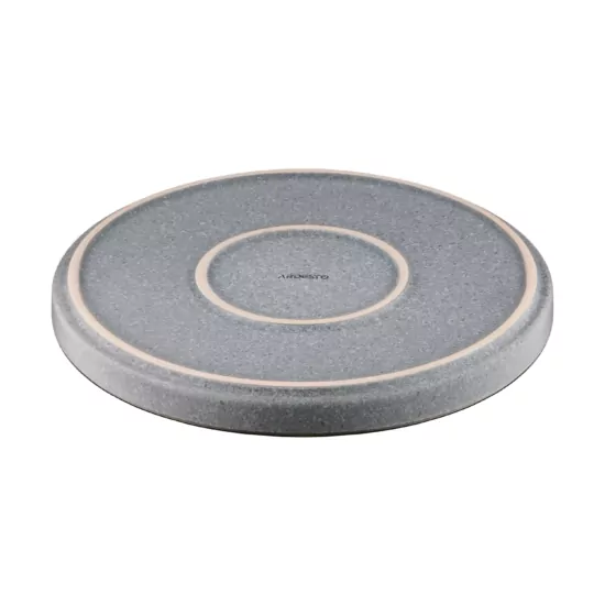 Ardesto Dessert plate Fasano, 19.6cm, ceramic, gray