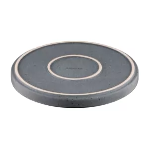 Тарілка десертна ARDESTO Fasano, 19.6см, кераміка, сірий темний