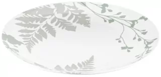 Тарілка десертна Ardesto Capri, 19.2см, порцеляна, біло-зелений