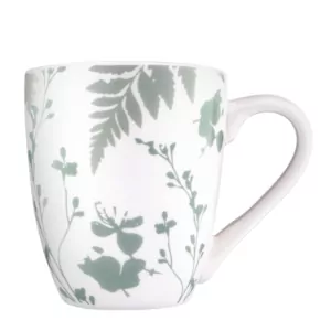 Чашка Ardesto Capri, 320мл, фарфор, бело-зеленый