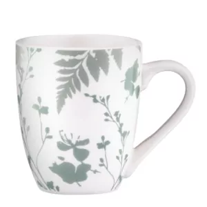 Чашка Ardesto Capri, 320мл, фарфор, бело-зеленый