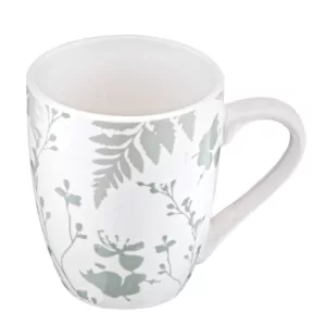 Чашка Ardesto Capri, 320мл, фарфор, бело-зеленый