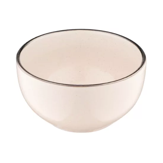 Салатник Ardesto Emilia, 610мл, 14см, керамика, бежевый