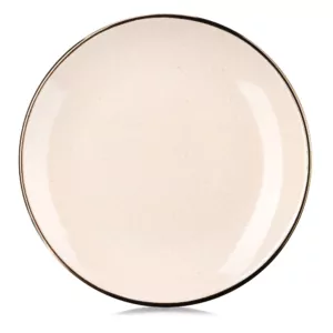 Тарілка десертна Ardesto Emilia, 20см, кераміка, бежевий