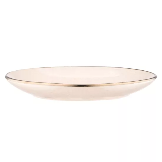 Тарілка десертна Ardesto Emilia, 20см, кераміка, бежевий