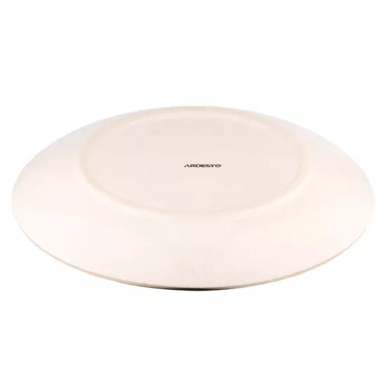 Тарілка десертна Ardesto Emilia, 20см, кераміка, бежевий