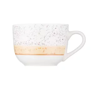 Ardesto Mug Siena, 500ml, porcelain, white-yellow