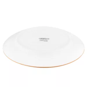 Тарелка десертная Ardesto Siena, 19см, фарфор, бело-желтый