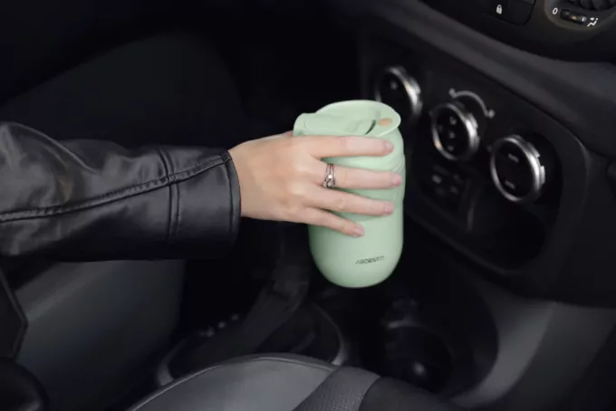 Термочашка ARDESTO Cosy, 400мл, нержавеющая сталь, зеленый