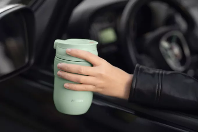 Термочашка ARDESTO Cosy, 400мл, нержавеющая сталь, зеленый