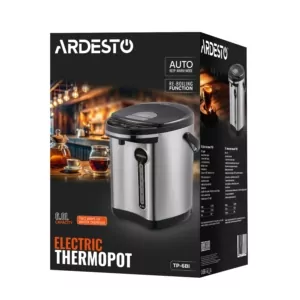 Thermopot Ardesto 6l, stainless steel+plasti, gray-black