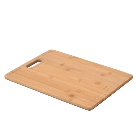 Дошка кухонна з жолобом Ardesto Midori, 33х24х1.5см, бамбук