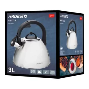 Чайник Ardesto Gemini, 2.5л, нержавіюча сталь