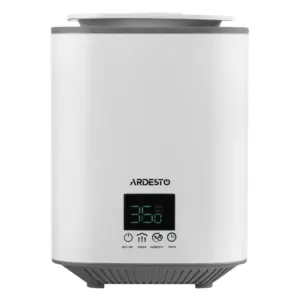 Air humidifier ARDESTO ultrasonic, 25m2, 3.1l, 250ml/h, electric. steering, upper water bay, display, white