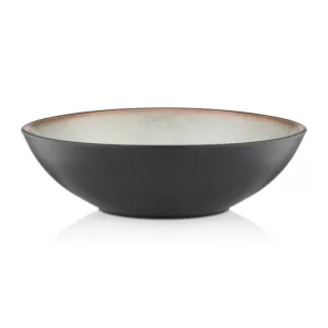 Ardesto Soup plate  Bolzano, 630ml, 18cm, ceramic, black-green