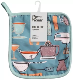 Ardesto Potholder Cookery 20х20см, 90% полиэстер, 10% хлопок