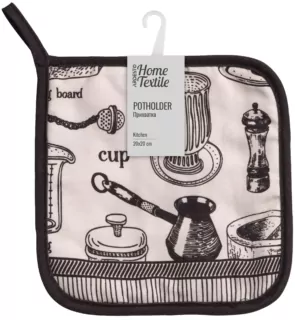 Ardesto Potholder Kitchen 20х20см, 90% полиэстер, 10% хлопок
