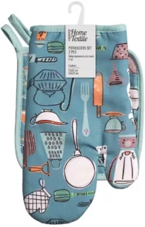 Набор прихваток для кухни Ardesto Cookery 17х28см, 20х20см, 90% полиэстер, 10% хлопок