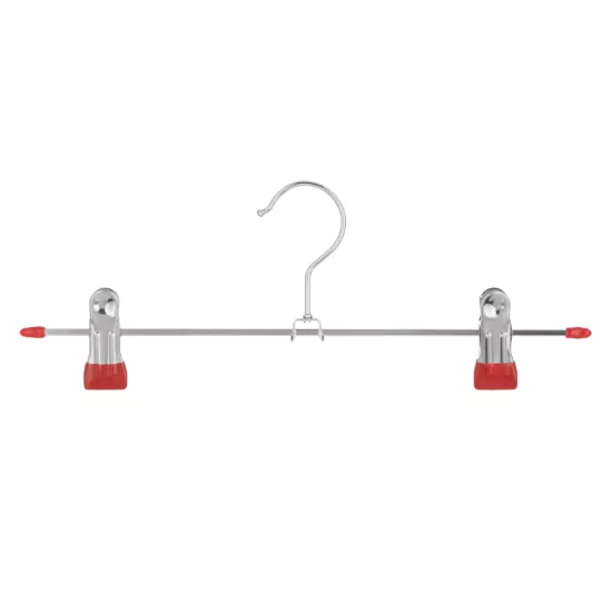 Набор плечиков с прищепками для брюк ARDESTO 30см, 5шт, металл, ПВХ, красный
