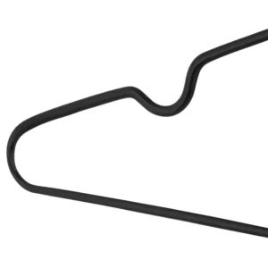 Набор плечиков Ardesto 40.5см, 10шт, металл, ПВХ, черный