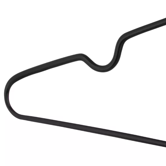 Набор плечиков Ardesto 40.5см, 10шт, металл, ПВХ, черный