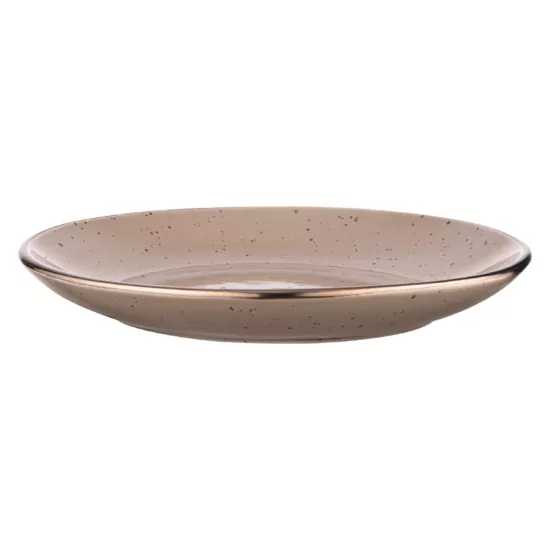 Тарілка десертна ARDESTO Emilia, 20см, кераміка, коричневий