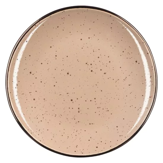 Тарілка десертна ARDESTO Emilia, 20см, кераміка, коричневий