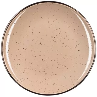 Тарілка десертна Ardesto Emilia, 20см, кераміка, коричневий