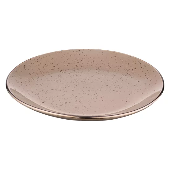 Тарілка обідня ARDESTO Emilia, 27.5см, кераміка, коричневий