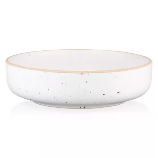 Тарелка суповая Ardesto Midori, 680мл, 18.5см, керамика, белый