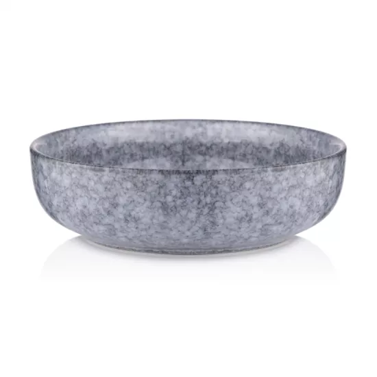 Тарелка суповая Ardesto Loreto, 1150мл, 20см, фарфор, серый